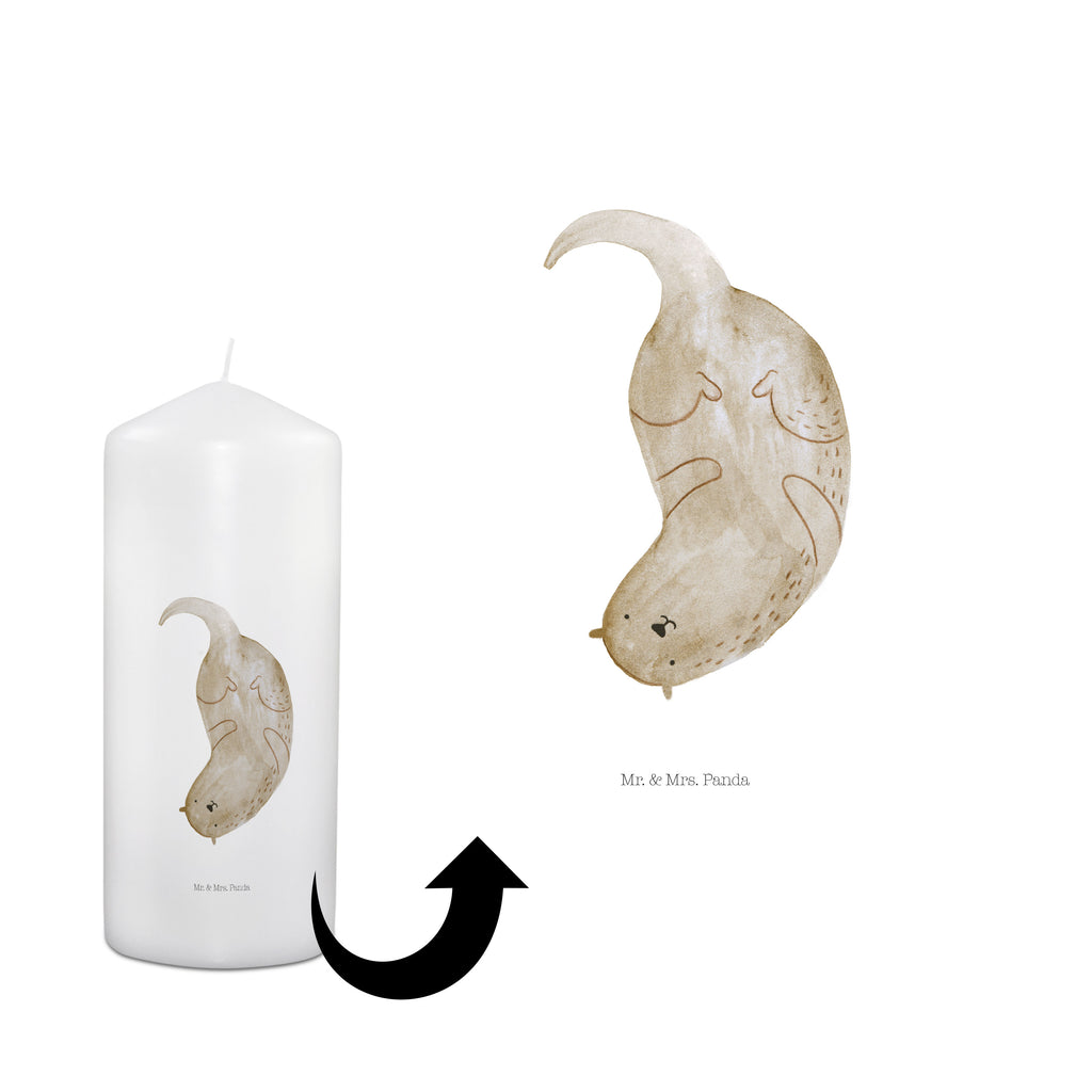 Kerze Otter kopfüber Kerze, Taufkerze, Kommunionskerze, Geburtstagskerze, Geschenk Kerze, Taufgeschenk Kerze, Kerze mit Druck, Besondere Kerze, Geschenkidee Kerze, Kerze für Kommunion, Geburtstag Kerze, Kommunion Kerze, Otter, Fischotter, Seeotter, Otter Seeotter See Otter