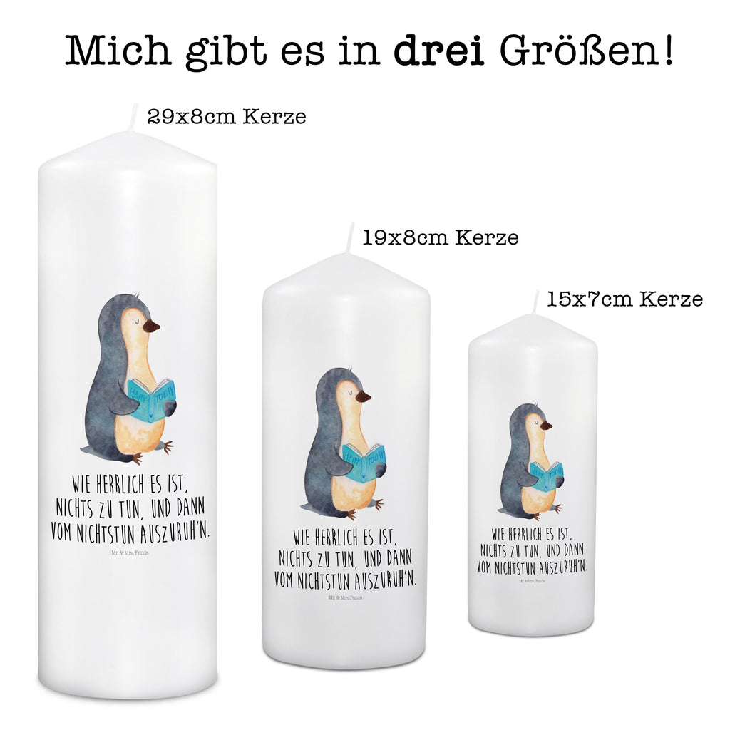 Kerze Pinguin Buch Kerze, Taufkerze, Kommunionskerze, Geburtstagskerze, Geschenk Kerze, Taufgeschenk Kerze, Kerze mit Druck, Besondere Kerze, Geschenkidee Kerze, Kerze für Kommunion, Geburtstag Kerze, Kommunion Kerze, Pinguin, Pinguine, Buch, Lesen, Bücherwurm, Nichtstun, Faulenzen, Ferien, Urlaub, Freizeit