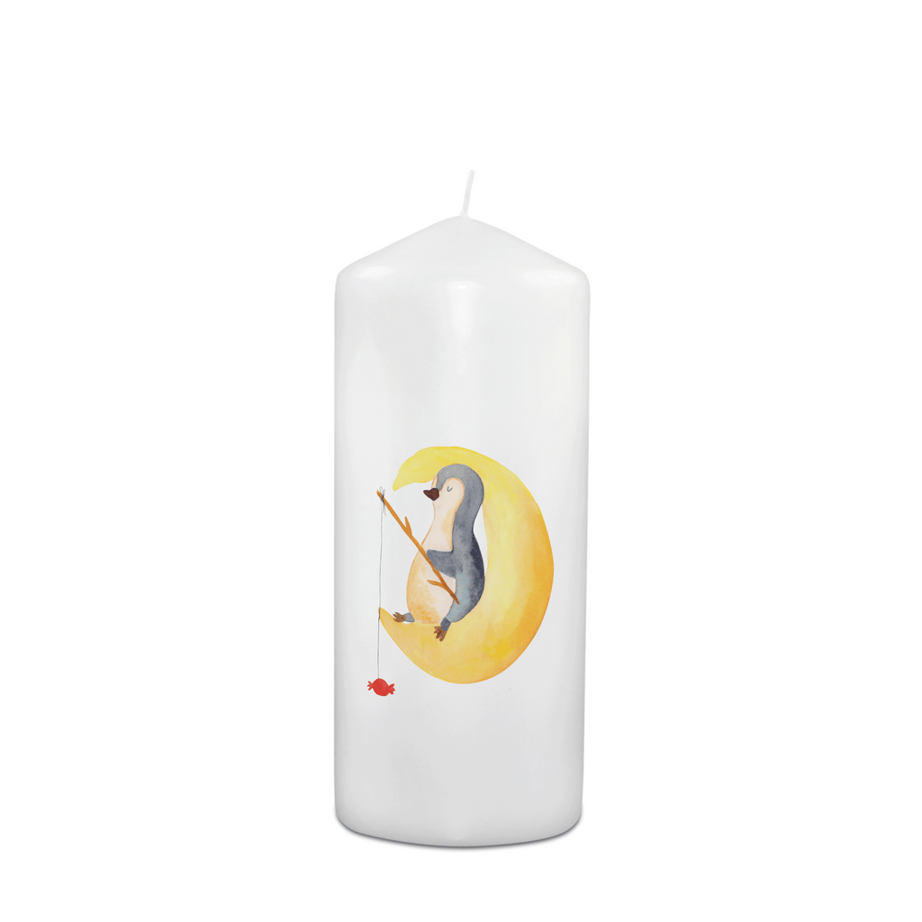 Kerze Pinguin Mond Kerze, Taufkerze, Kommunionskerze, Geburtstagskerze, Geschenk Kerze, Taufgeschenk Kerze, Kerze mit Druck, Besondere Kerze, Geschenkidee Kerze, Kerze für Kommunion, Geburtstag Kerze, Kommunion Kerze, Pinguin, Pinguine, Spruch, schlafen, Nachtruhe, Einschlafen, Schlafzimmer, Schlafstörungen, Gästezimmer