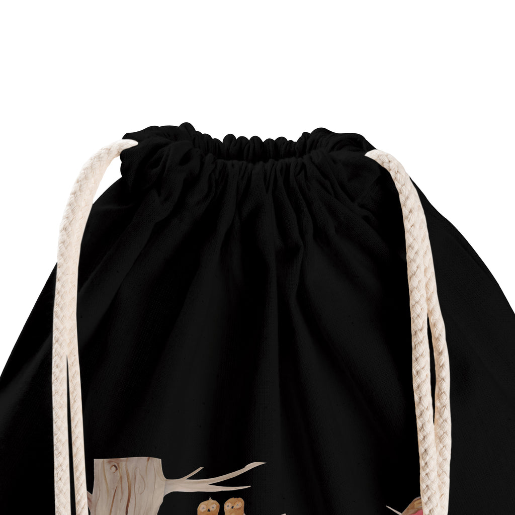 Sportbeutel Waldtiere Picknick Turnbeutel, Beutel, Sporttasche, Tasche, Stoffbeutel, Tiermotive, Gute Laune, lustige Sprüche, Tiere, Waldtiere, Picknick, Wald, Fuchs, Hase, Igel, Maus, Eichhörnchen