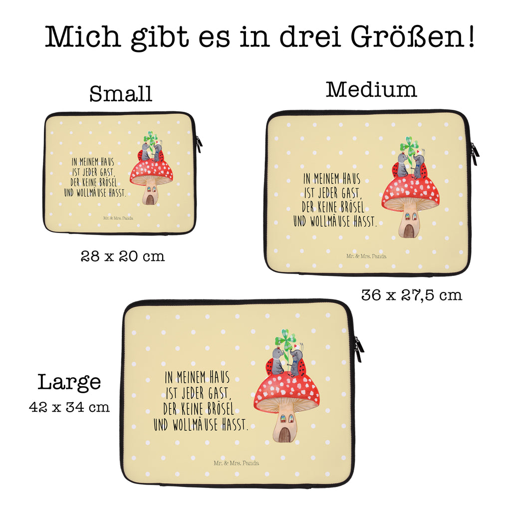 33 x 42 Notebook Tasche Marienkäfer Paar Fliegenpilz Notebook Tasche, Laptop, Computertasche, Tasche, Schutzhülle, Tiermotive, Gute Laune, lustige Sprüche, Tiere, Haus, Wohnung, zuhause, Fliegenpilz, Marienkäfer, Fleigenpilzhaus