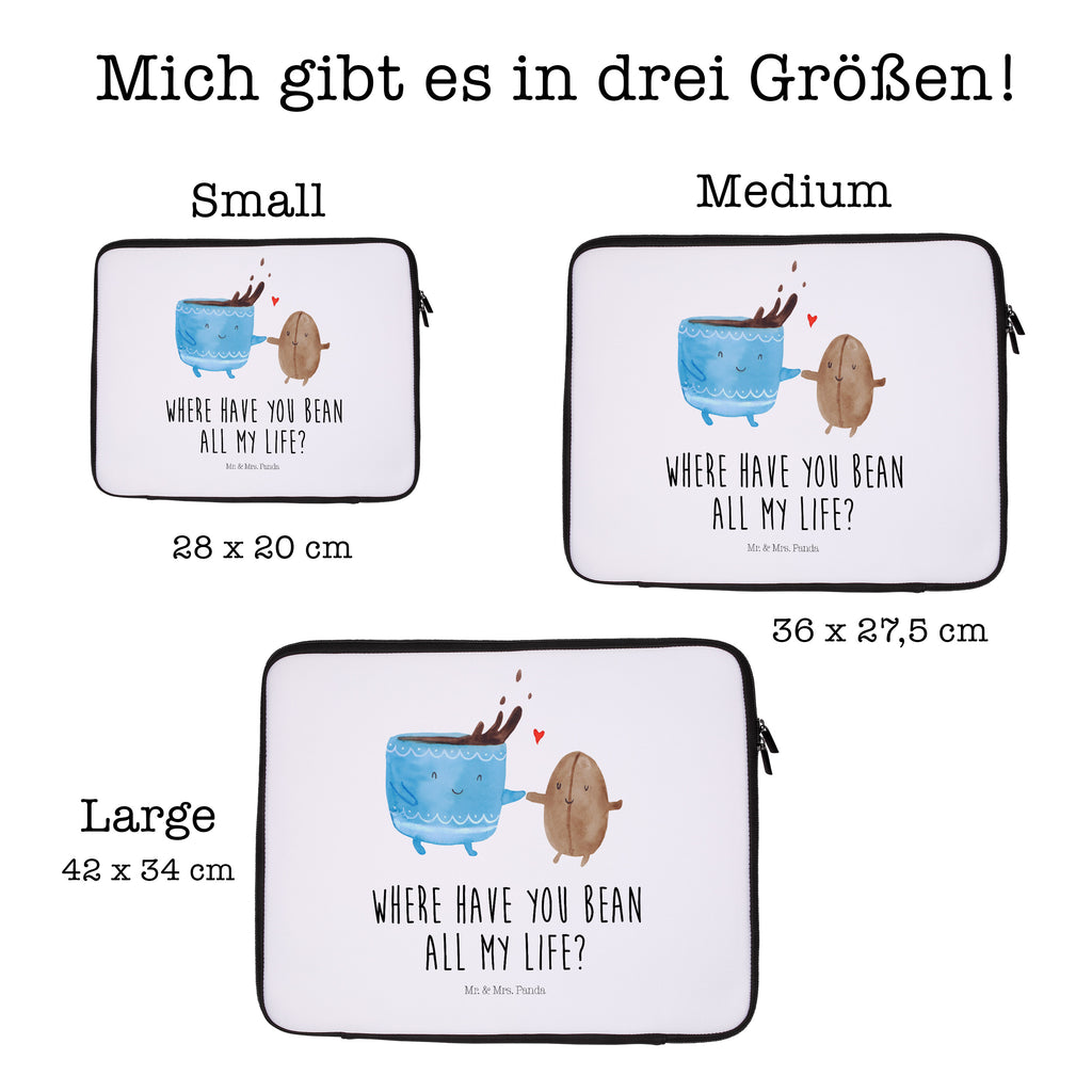 33 x 42 Notebook Tasche Kaffee Bohne Notebook Tasche, Laptop, Computertasche, Tasche, Schutzhülle, süße Tiermotive, gute Laune, lustige Sprüche, Tiere, Kaffee, Kaffeebohne, Genuss, Zufriedenheit, Glück