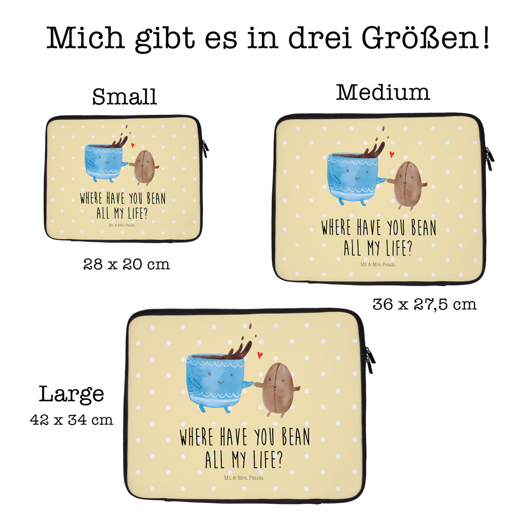 33 x 42 Notebook Tasche Kaffee Bohne Notebook Tasche, Laptop, Computertasche, Tasche, Schutzhülle, süße Tiermotive, gute Laune, lustige Sprüche, Tiere, Kaffee, Kaffeebohne, Genuss, Zufriedenheit, Glück