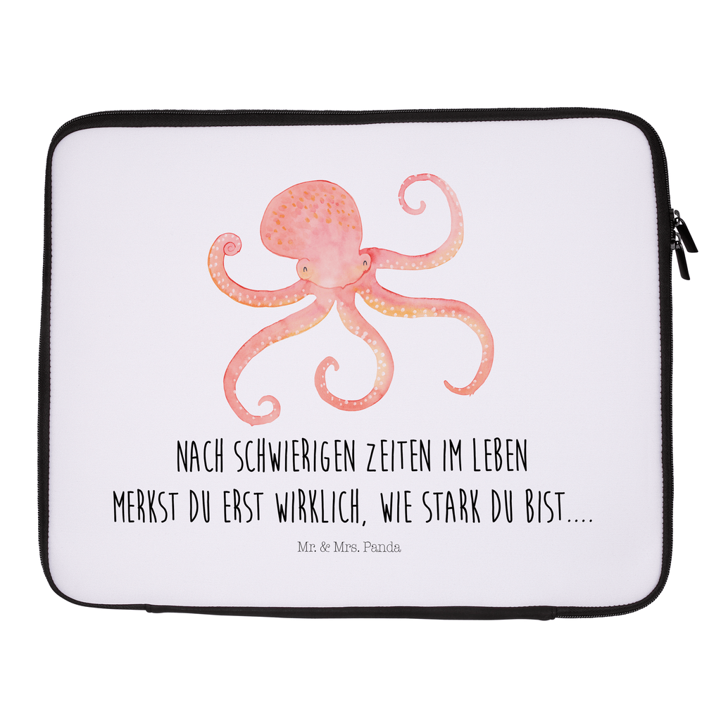 33 x 42 Notebook Tasche Tintenfisch Notebook Tasche, Laptop, Computertasche, Tasche, Schutzhülle, Tiermotive, Gute Laune, lustige Sprüche, Tiere, Meer, Meerestier, Krake, Tintenfisch, Arme, Wasser, Ozean