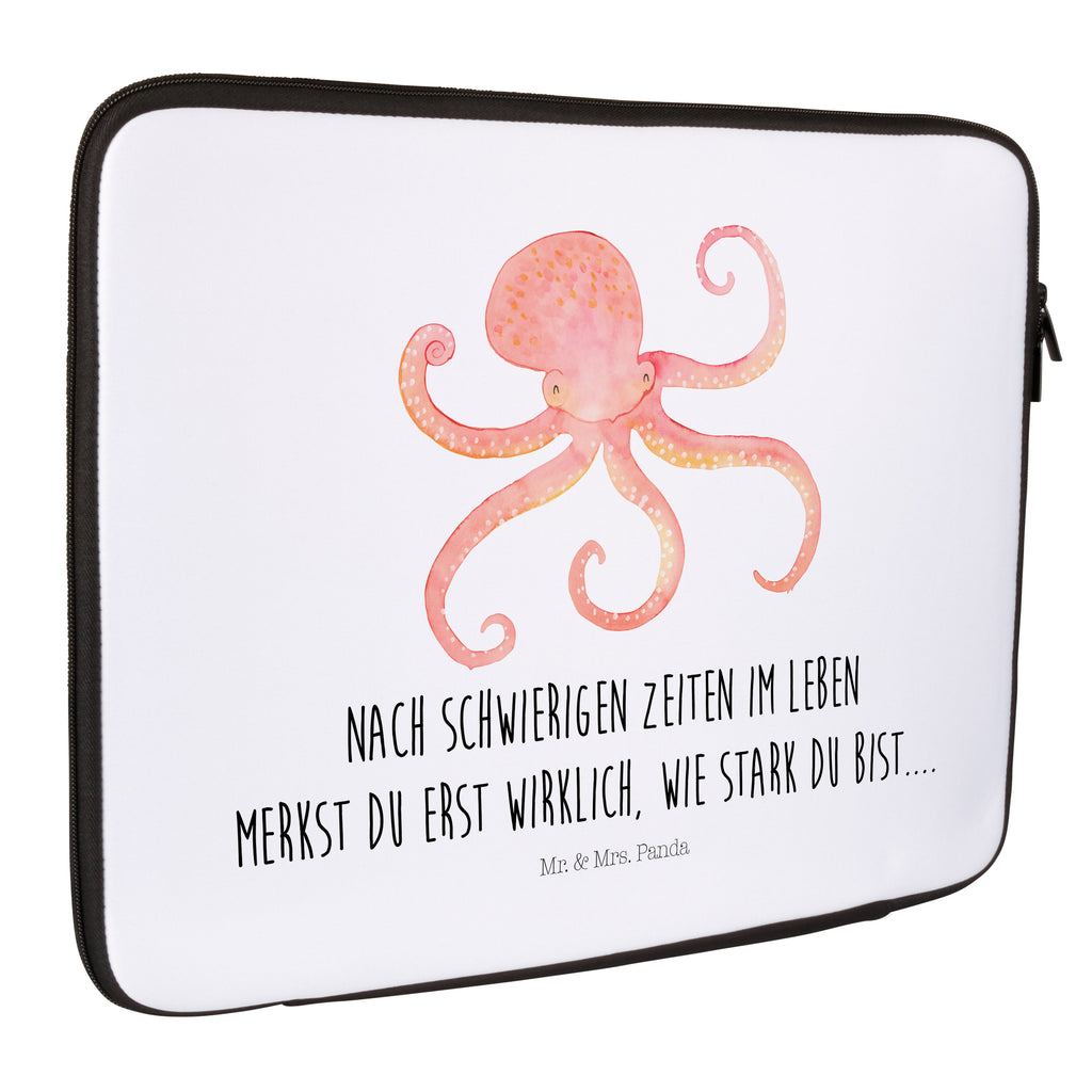 33 x 42 Notebook Tasche Tintenfisch Notebook Tasche, Laptop, Computertasche, Tasche, Schutzhülle, Tiermotive, Gute Laune, lustige Sprüche, Tiere, Meer, Meerestier, Krake, Tintenfisch, Arme, Wasser, Ozean