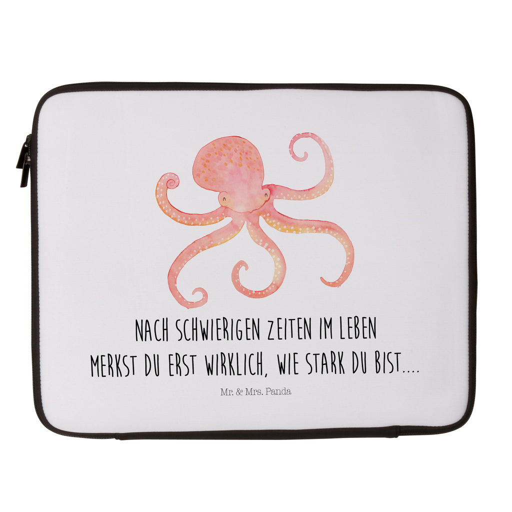 33 x 42 Notebook Tasche Tintenfisch Notebook Tasche, Laptop, Computertasche, Tasche, Schutzhülle, Tiermotive, Gute Laune, lustige Sprüche, Tiere, Meer, Meerestier, Krake, Tintenfisch, Arme, Wasser, Ozean