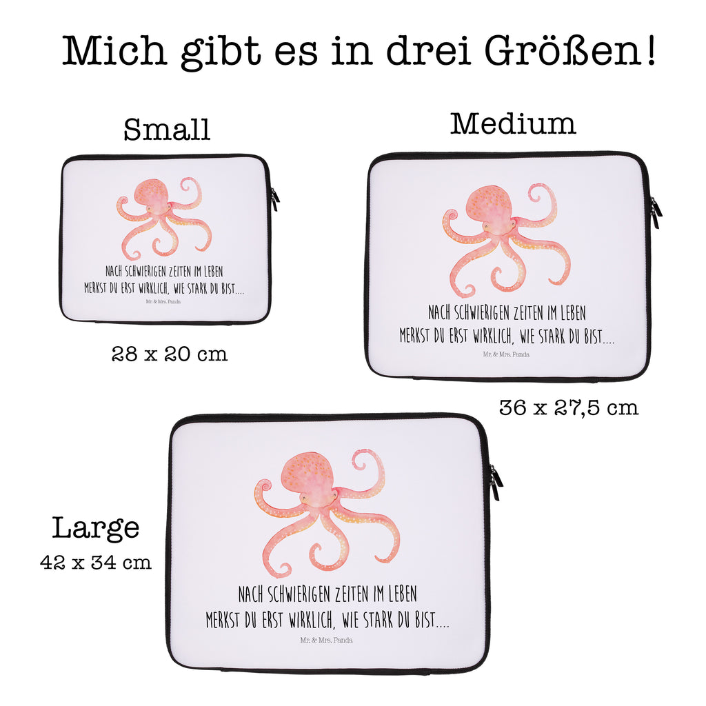 33 x 42 Notebook Tasche Tintenfisch Notebook Tasche, Laptop, Computertasche, Tasche, Schutzhülle, Tiermotive, Gute Laune, lustige Sprüche, Tiere, Meer, Meerestier, Krake, Tintenfisch, Arme, Wasser, Ozean