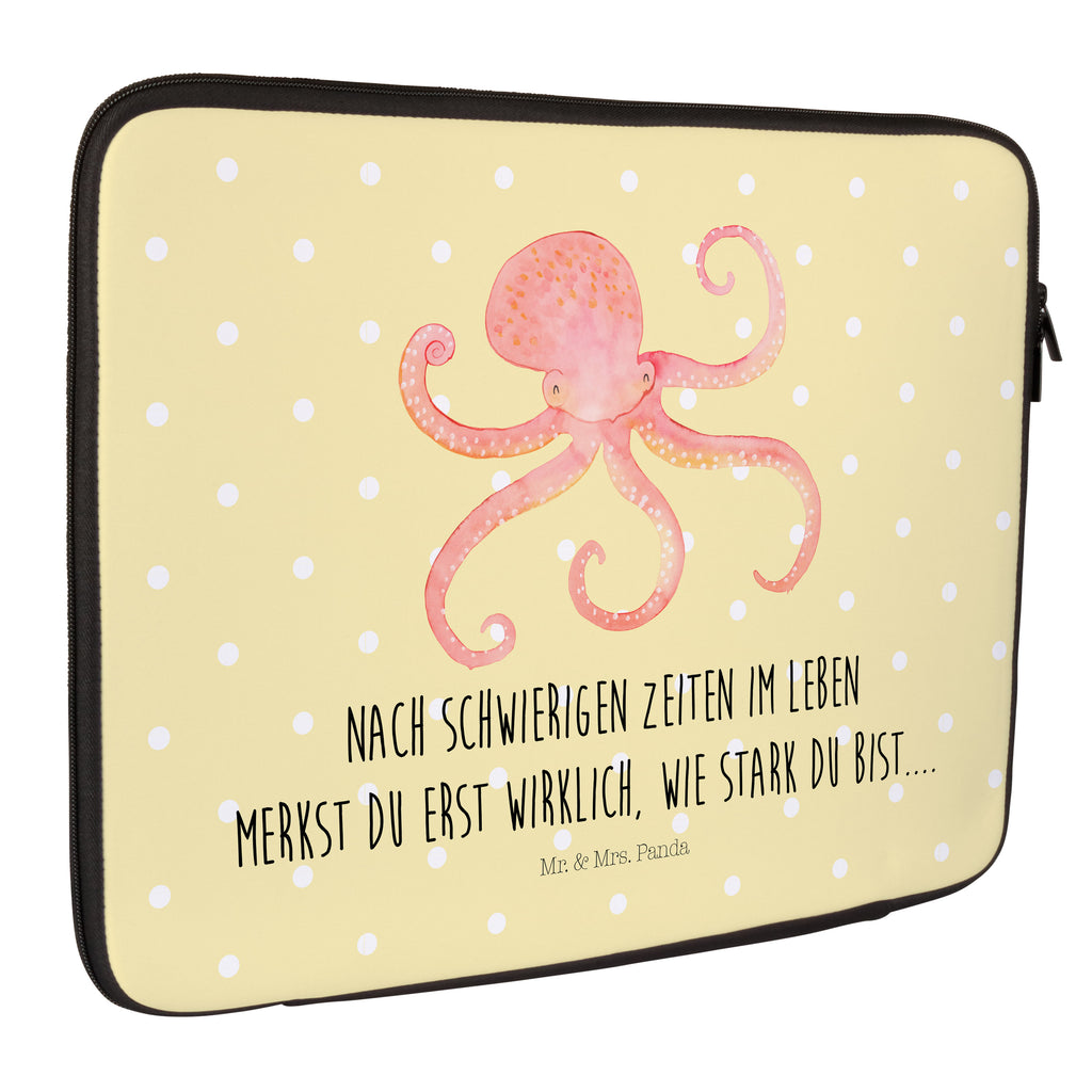 33 x 42 Notebook Tasche Tintenfisch Notebook Tasche, Laptop, Computertasche, Tasche, Schutzhülle, Tiermotive, Gute Laune, lustige Sprüche, Tiere, Meer, Meerestier, Krake, Tintenfisch, Arme, Wasser, Ozean