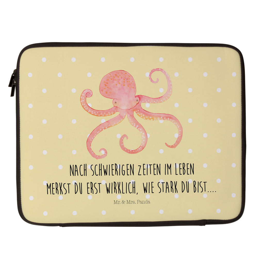 33 x 42 Notebook Tasche Tintenfisch Notebook Tasche, Laptop, Computertasche, Tasche, Schutzhülle, Tiermotive, Gute Laune, lustige Sprüche, Tiere, Meer, Meerestier, Krake, Tintenfisch, Arme, Wasser, Ozean
