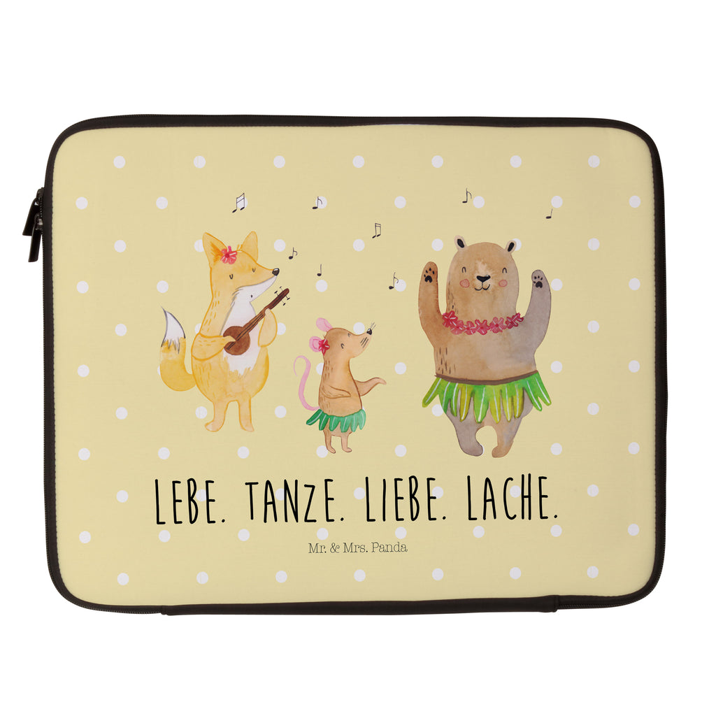 33 x 42 Notebook Tasche Waldtiere Aloha Notebook Tasche, Laptop, Computertasche, Tasche, Schutzhülle, süße Tiermotive, gute Laune, lustige Sprüche, Tiere, Wald, Waldtiere, Musik, Aloha, Bär, Hase, Igel, Tanzen, Leben, Lachen