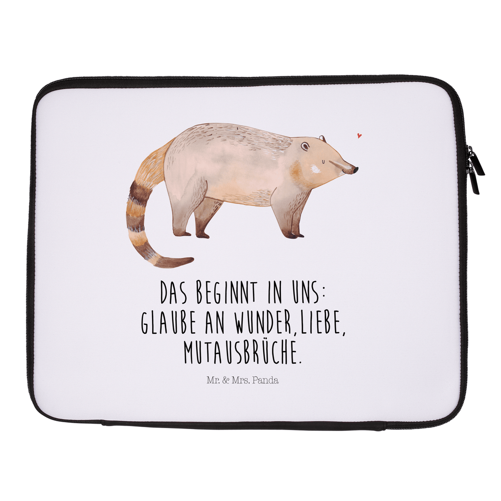 33 x 42 Notebook Tasche Nasenbär Notebook Tasche, Laptop, Computertasche, Tasche, Schutzhülle, Tiermotive, Gute Laune, lustige Sprüche, Tiere, Nasenbär, Nasenbären, Rüsselbär, Bär