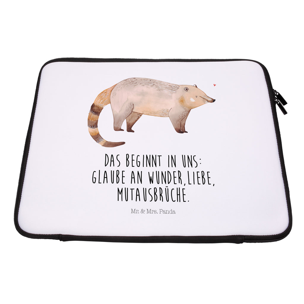 33 x 42 Notebook Tasche Nasenbär Notebook Tasche, Laptop, Computertasche, Tasche, Schutzhülle, Tiermotive, Gute Laune, lustige Sprüche, Tiere, Nasenbär, Nasenbären, Rüsselbär, Bär