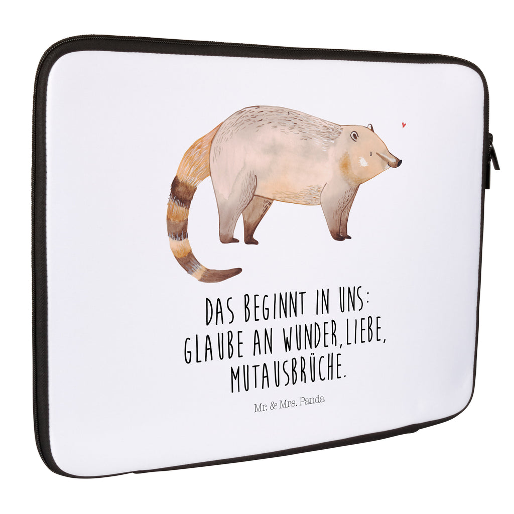 33 x 42 Notebook Tasche Nasenbär Notebook Tasche, Laptop, Computertasche, Tasche, Schutzhülle, Tiermotive, Gute Laune, lustige Sprüche, Tiere, Nasenbär, Nasenbären, Rüsselbär, Bär