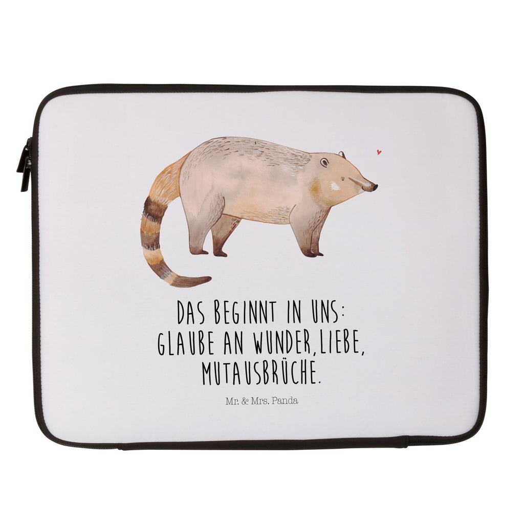 33 x 42 Notebook Tasche Nasenbär Notebook Tasche, Laptop, Computertasche, Tasche, Schutzhülle, Tiermotive, Gute Laune, lustige Sprüche, Tiere, Nasenbär, Nasenbären, Rüsselbär, Bär