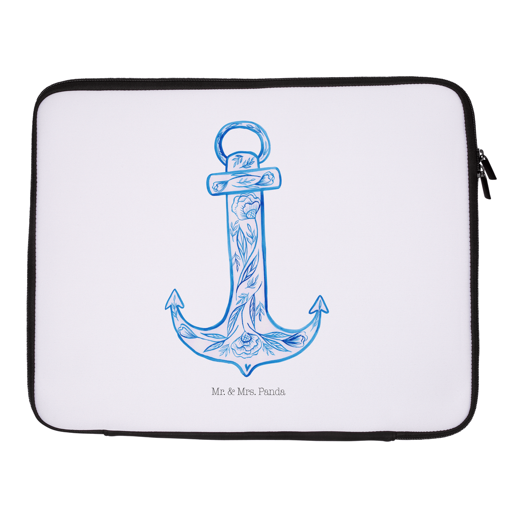 33 x 42 Notebook Tasche Anker Blau Notebook Tasche, Laptop, Computertasche, Tasche, Schutzhülle, Tiermotive, Gute Laune, lustige Sprüche, Tiere