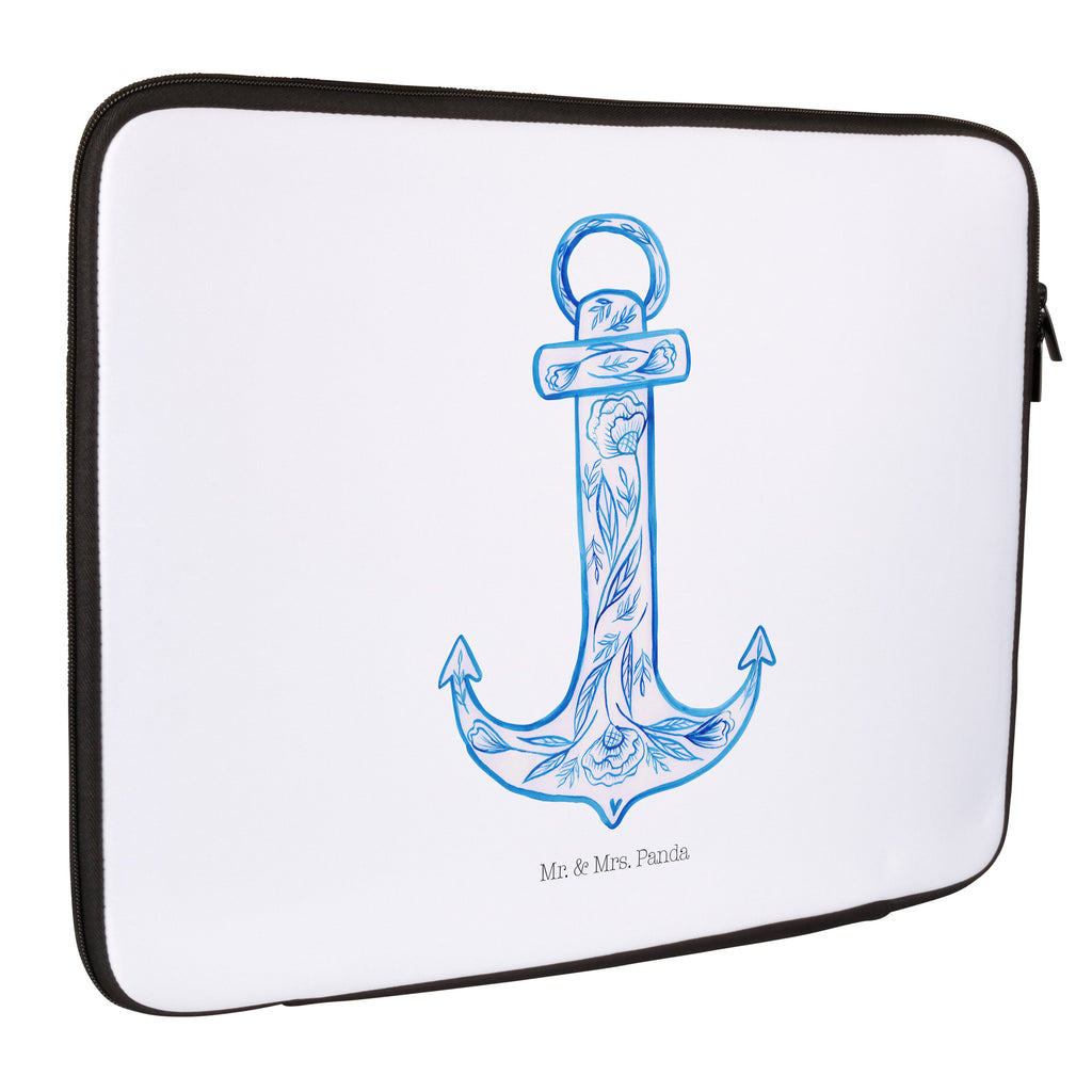 33 x 42 Notebook Tasche Anker Blau Notebook Tasche, Laptop, Computertasche, Tasche, Schutzhülle, Tiermotive, Gute Laune, lustige Sprüche, Tiere