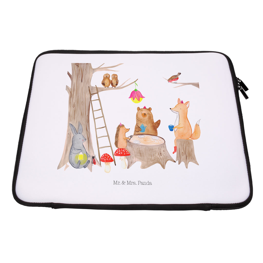 33 x 42 Notebook Tasche Waldtiere Picknick Notebook Tasche, Laptop, Computertasche, Tasche, Schutzhülle, süße Tiermotive, gute Laune, lustige Sprüche, Tiere, Waldtiere, Picknick, Wald, Fuchs, Hase, Igel, Maus, Eichhörnchen