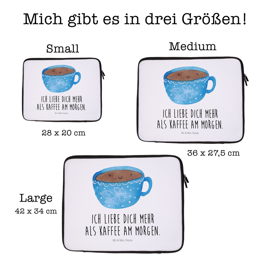 33 x 42 Notebook Tasche Kaffee Tasse Notebook Tasche, Laptop, Computertasche, Tasche, Schutzhülle, Tiermotive, Gute Laune, lustige Sprüche, Tiere, Kaffee, Tasse, Liebe, Geschmack, Genuss, Glücklich