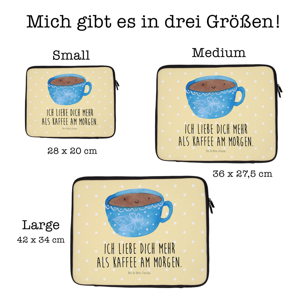 33 x 42 Notebook Tasche Kaffee Tasse Notebook Tasche, Laptop, Computertasche, Tasche, Schutzhülle, Tiermotive, Gute Laune, lustige Sprüche, Tiere, Kaffee, Tasse, Liebe, Geschmack, Genuss, Glücklich