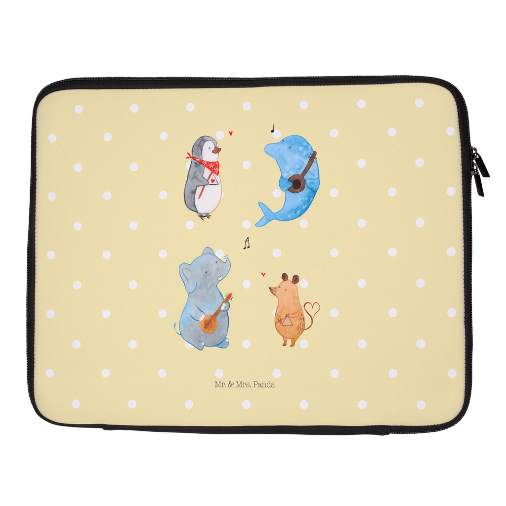 33 x 42 Notebook Tasche Big Band Notebook Tasche, Laptop, Computertasche, Tasche, Schutzhülle, süße Tiermotive, gute Laune, lustige Sprüche, Tiere, Hund, Pinguin, Maus, Elefant, Delfin, Gitarre, Band, Triangel, Musikanten, Musik