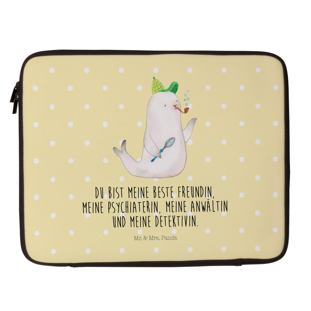 33 x 42 Notebook Tasche Robbe Sherlock Notebook Tasche, Laptop, Computertasche, Tasche, Schutzhülle, Tiermotive, Gute Laune, lustige Sprüche, Tiere