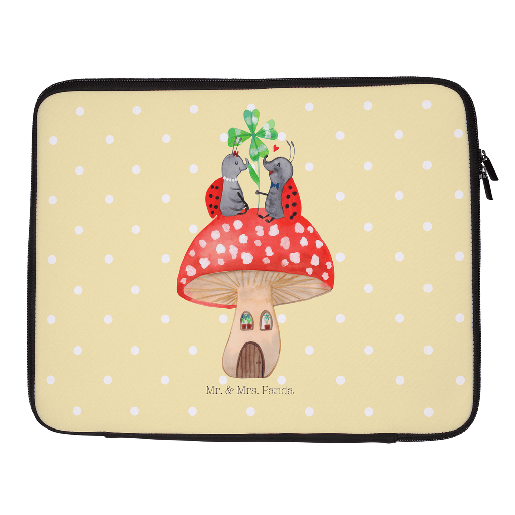 33 x 42 Notebook Tasche Marienkäfer Paar Fliegenpilz Notebook Tasche, Laptop, Computertasche, Tasche, Schutzhülle, Tiermotive, Gute Laune, lustige Sprüche, Tiere, Haus, Wohnung, zuhause, Fliegenpilz, Marienkäfer, Fleigenpilzhaus