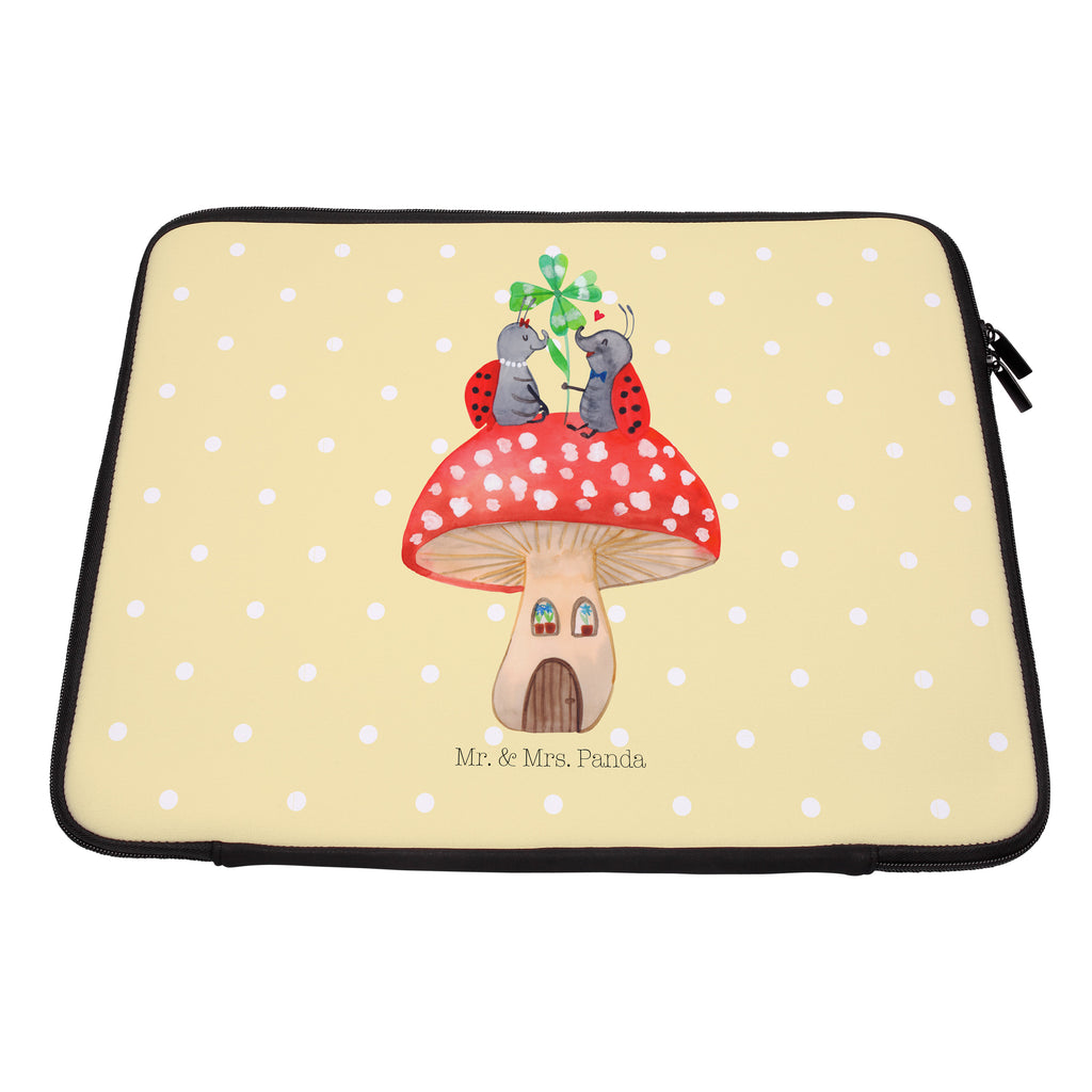 33 x 42 Notebook Tasche Marienkäfer Paar Fliegenpilz Notebook Tasche, Laptop, Computertasche, Tasche, Schutzhülle, Tiermotive, Gute Laune, lustige Sprüche, Tiere, Haus, Wohnung, zuhause, Fliegenpilz, Marienkäfer, Fleigenpilzhaus