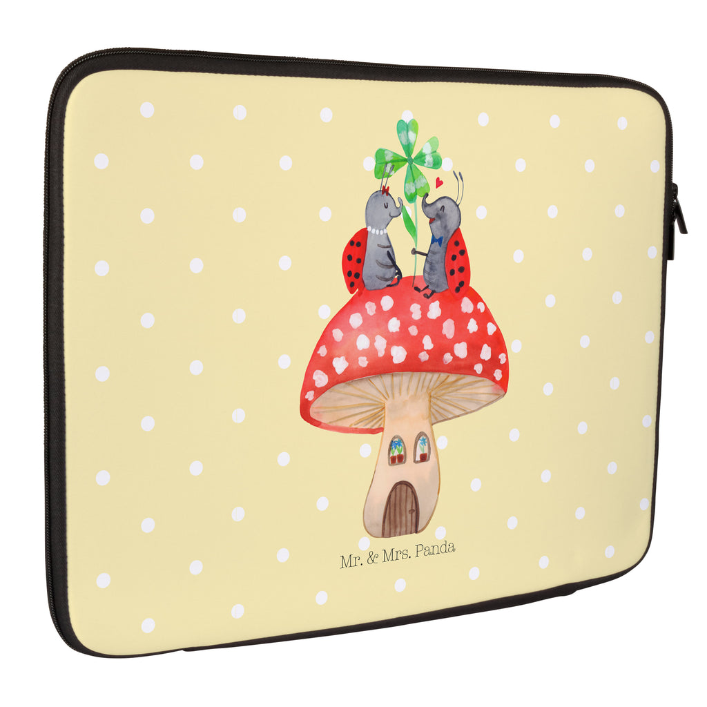 33 x 42 Notebook Tasche Marienkäfer Paar Fliegenpilz Notebook Tasche, Laptop, Computertasche, Tasche, Schutzhülle, Tiermotive, Gute Laune, lustige Sprüche, Tiere, Haus, Wohnung, zuhause, Fliegenpilz, Marienkäfer, Fleigenpilzhaus