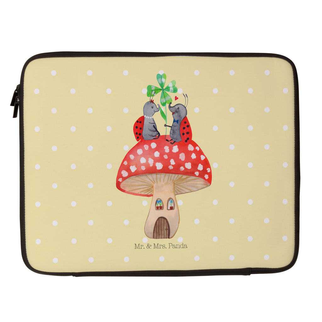 33 x 42 Notebook Tasche Marienkäfer Paar Fliegenpilz Notebook Tasche, Laptop, Computertasche, Tasche, Schutzhülle, Tiermotive, Gute Laune, lustige Sprüche, Tiere, Haus, Wohnung, zuhause, Fliegenpilz, Marienkäfer, Fleigenpilzhaus