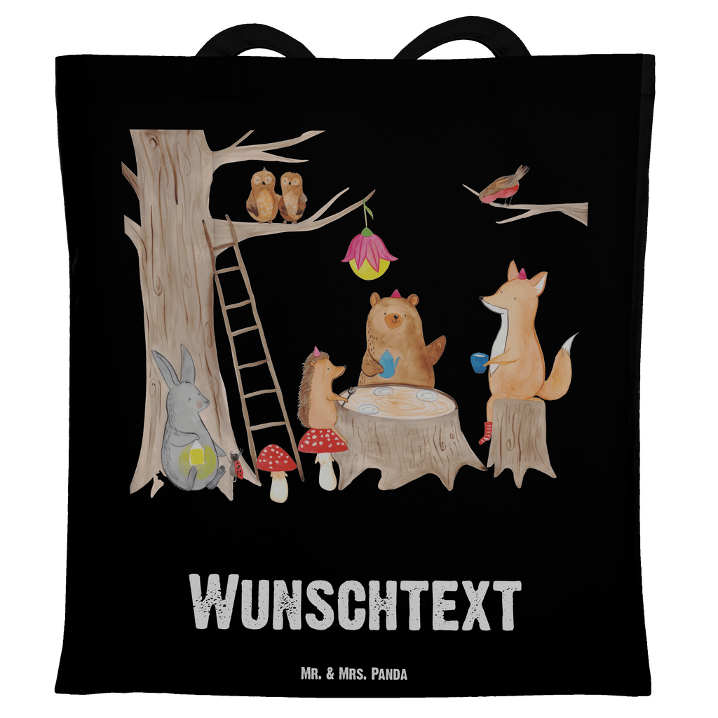 Personalisierte Tragetasche Waldtiere Picknick Personalisierte Beuteltasche, Personalisierter Beutel, Personalisierte Einkaufstasche, Personalisierter Jutebeutel, Personalisierter Stoffbeutel, Tragetasche mit Namen, Einkaufstasche mit Namen, Stoffbeutel mit Namen, Personalisierte Tasche, Personalisierte Jutetasche, Personalisierte Kindergartentasche, süße Tiermotive, gute Laune, lustige Sprüche, Tiere, Waldtiere, Picknick, Wald, Fuchs, Hase, Igel, Maus, Eichhörnchen