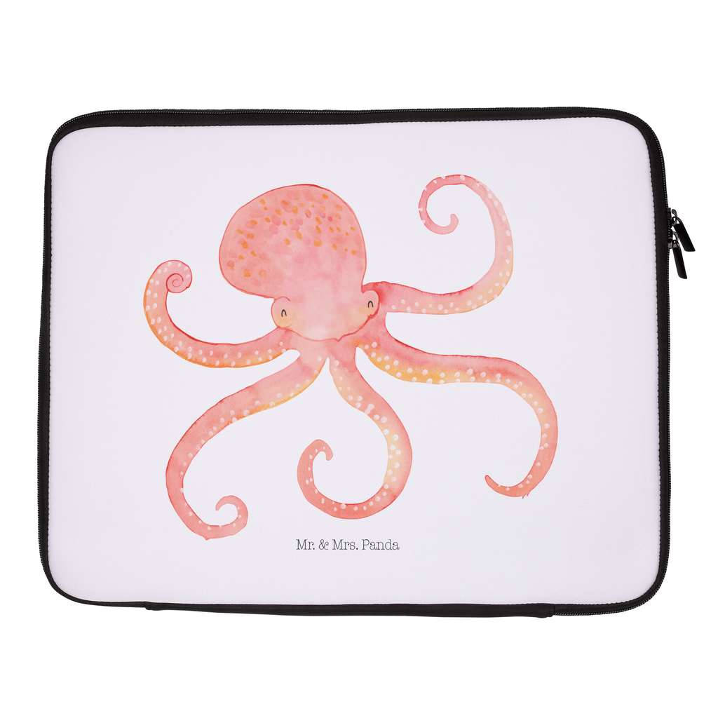 33 x 42 Notebook Tasche Tintenfisch Notebook Tasche, Laptop, Computertasche, Tasche, Schutzhülle, Tiermotive, Gute Laune, lustige Sprüche, Tiere, Meer, Meerestier, Krake, Tintenfisch, Arme, Wasser, Ozean