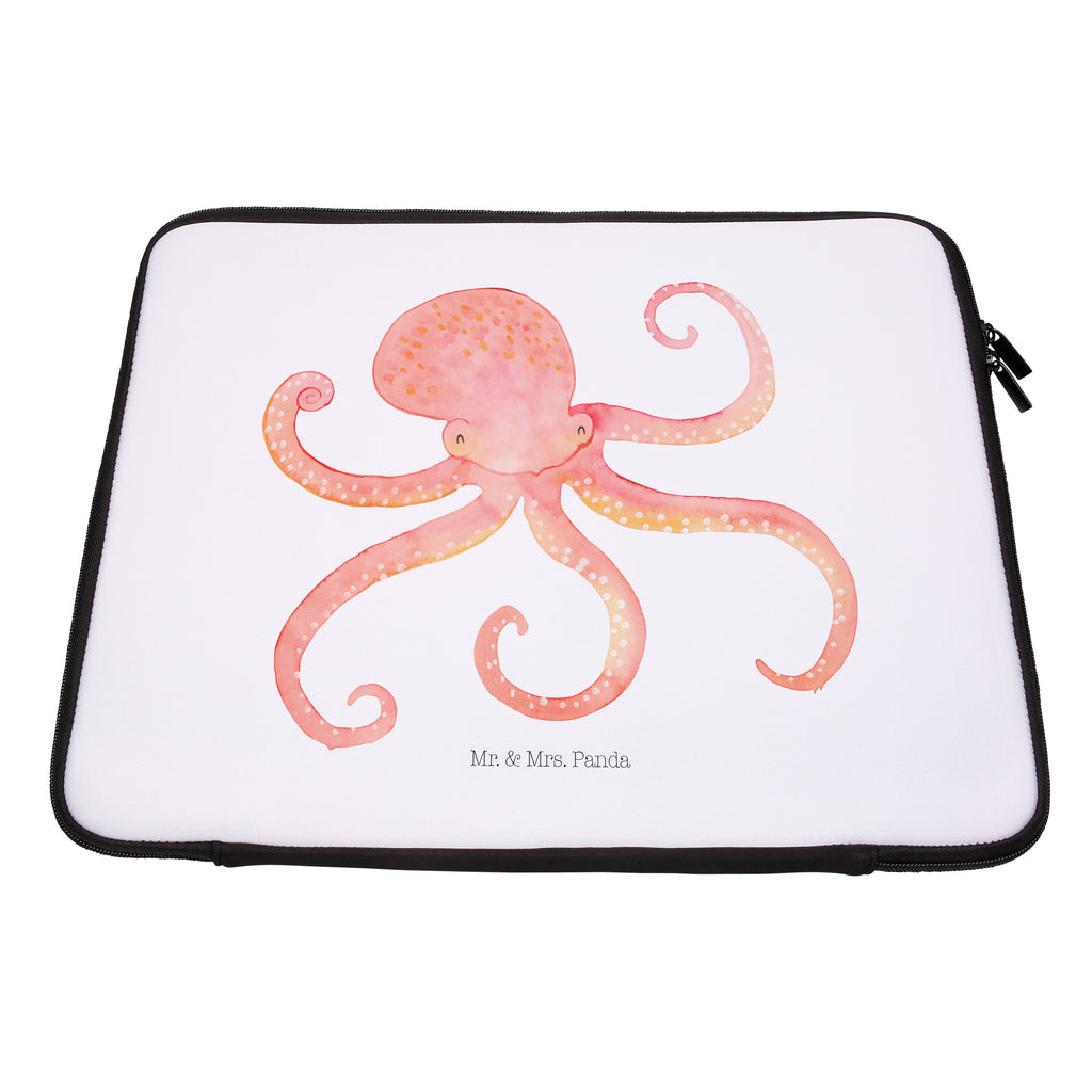 33 x 42 Notebook Tasche Tintenfisch Notebook Tasche, Laptop, Computertasche, Tasche, Schutzhülle, Tiermotive, Gute Laune, lustige Sprüche, Tiere, Meer, Meerestier, Krake, Tintenfisch, Arme, Wasser, Ozean