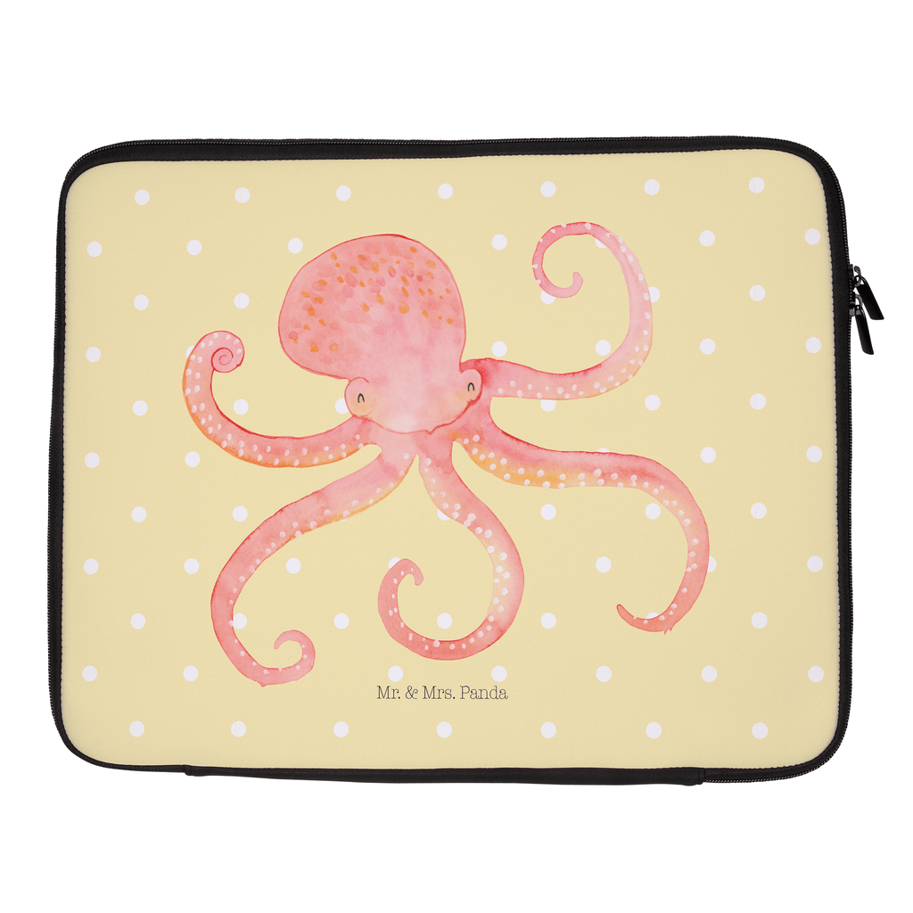 33 x 42 Notebook Tasche Tintenfisch Notebook Tasche, Laptop, Computertasche, Tasche, Schutzhülle, Tiermotive, Gute Laune, lustige Sprüche, Tiere, Meer, Meerestier, Krake, Tintenfisch, Arme, Wasser, Ozean