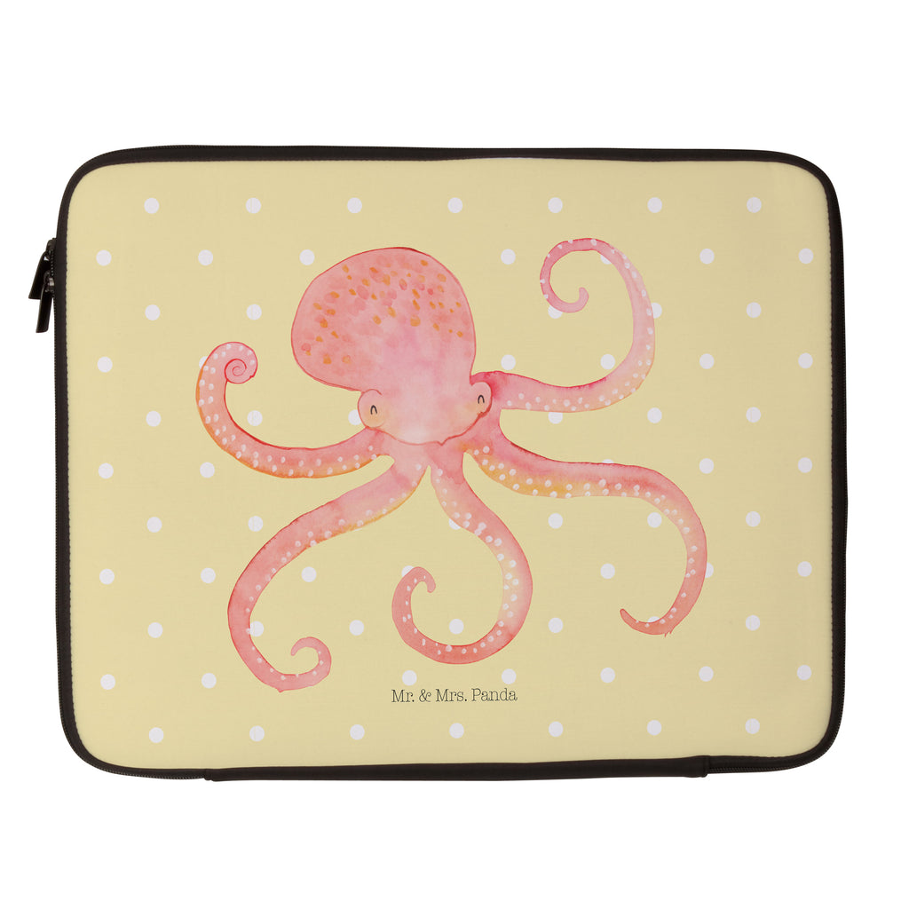 33 x 42 Notebook Tasche Tintenfisch Notebook Tasche, Laptop, Computertasche, Tasche, Schutzhülle, Tiermotive, Gute Laune, lustige Sprüche, Tiere, Meer, Meerestier, Krake, Tintenfisch, Arme, Wasser, Ozean