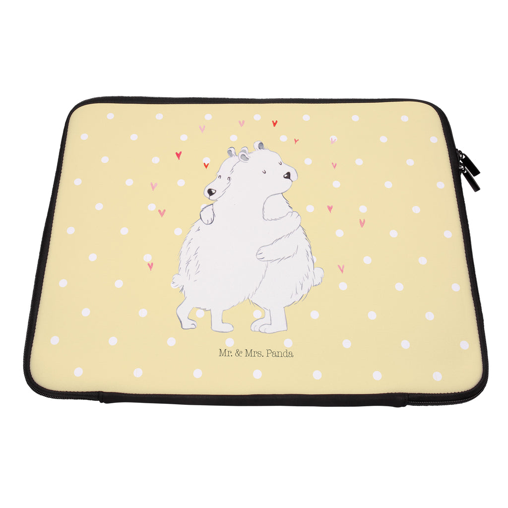 33 x 42 Notebook Tasche Eisbär Umarmen Notebook Tasche, Laptop, Computertasche, Tasche, Schutzhülle, Tiermotive, Gute Laune, lustige Sprüche, Tiere