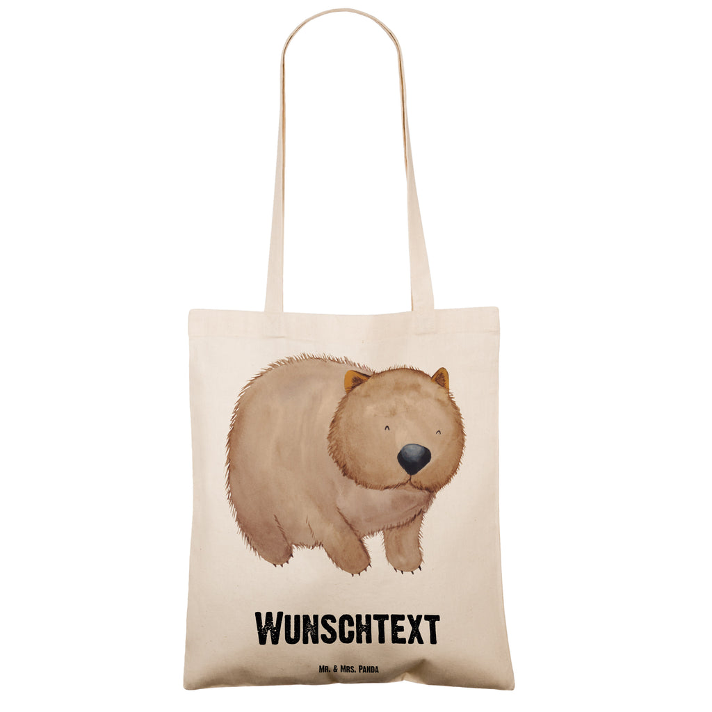 Personalisierte Tragetasche Wombat Personalisierte Beuteltasche, Personalisierter Beutel, Personalisierte Einkaufstasche, Personalisierter Jutebeutel, Personalisierter Stoffbeutel, Tragetasche mit Namen, Einkaufstasche mit Namen, Stoffbeutel mit Namen, Personalisierte Tasche, Personalisierte Jutetasche, Personalisierte Kindergartentasche, süße Tiermotive, gute Laune, lustige Sprüche, Tiere, Wombat, Das Leben ist schön, Motivation, Spruch, Australien