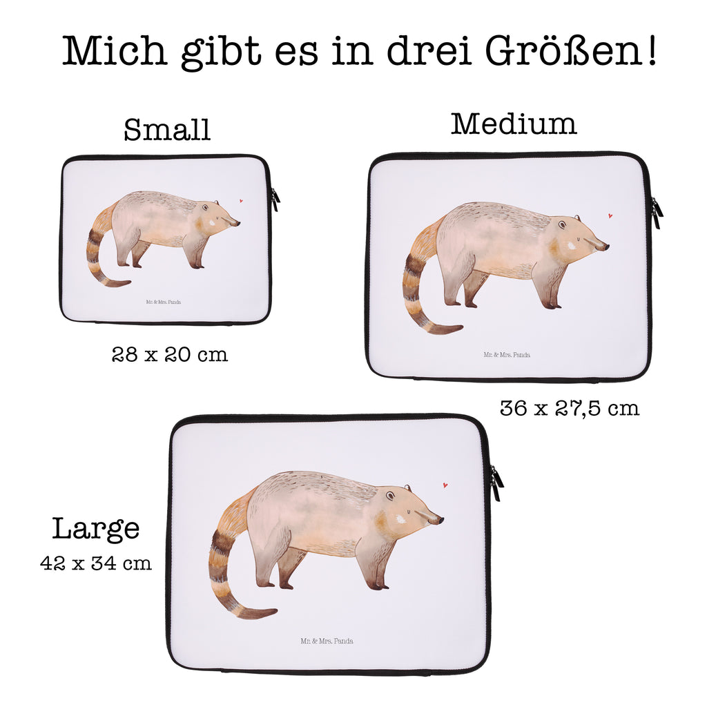 33 x 42 Notebook Tasche Nasenbär Notebook Tasche, Laptop, Computertasche, Tasche, Schutzhülle, Tiermotive, Gute Laune, lustige Sprüche, Tiere, Nasenbär, Nasenbären, Rüsselbär, Bär