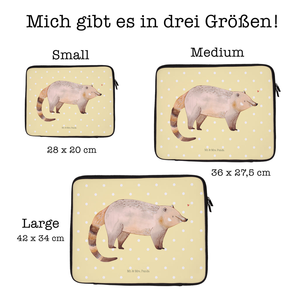 33 x 42 Notebook Tasche Nasenbär Notebook Tasche, Laptop, Computertasche, Tasche, Schutzhülle, Tiermotive, Gute Laune, lustige Sprüche, Tiere, Nasenbär, Nasenbären, Rüsselbär, Bär