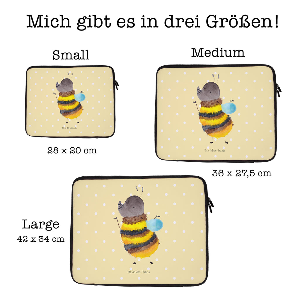 33 x 42 Notebook Tasche Hummel flauschig Notebook Tasche, Laptop, Computertasche, Tasche, Schutzhülle, Tiermotive, Gute Laune, lustige Sprüche, Tiere, Hummel, Flauschig, Biene, Blume, Natur