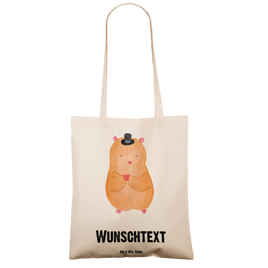 Personalisierte Tragetasche Hamster mit Hut Personalisierte Beuteltasche, Personalisierter Beutel, Personalisierte Einkaufstasche, Personalisierter Jutebeutel, Personalisierter Stoffbeutel, Tragetasche mit Namen, Einkaufstasche mit Namen, Stoffbeutel mit Namen, Personalisierte Tasche, Personalisierte Jutetasche, Personalisierte Kindergartentasche, Tiermotive, Gute Laune, lustige Sprüche, Tiere, Hamster, Hut, Magier, Zylinder, Zwerghamster, Zauberer, Houdini