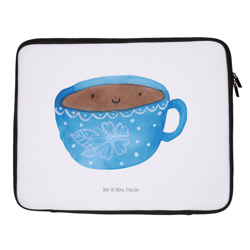 33 x 42 Notebook Tasche Kaffee Tasse Notebook Tasche, Laptop, Computertasche, Tasche, Schutzhülle, Tiermotive, Gute Laune, lustige Sprüche, Tiere, Kaffee, Tasse, Liebe, Geschmack, Genuss, Glücklich