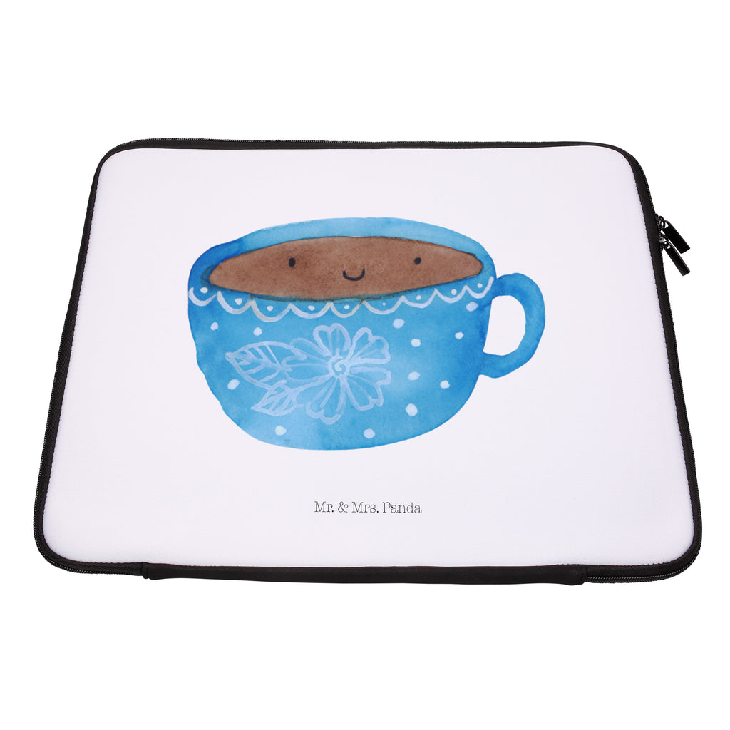 33 x 42 Notebook Tasche Kaffee Tasse Notebook Tasche, Laptop, Computertasche, Tasche, Schutzhülle, Tiermotive, Gute Laune, lustige Sprüche, Tiere, Kaffee, Tasse, Liebe, Geschmack, Genuss, Glücklich