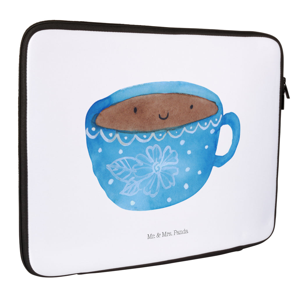 33 x 42 Notebook Tasche Kaffee Tasse Notebook Tasche, Laptop, Computertasche, Tasche, Schutzhülle, Tiermotive, Gute Laune, lustige Sprüche, Tiere, Kaffee, Tasse, Liebe, Geschmack, Genuss, Glücklich
