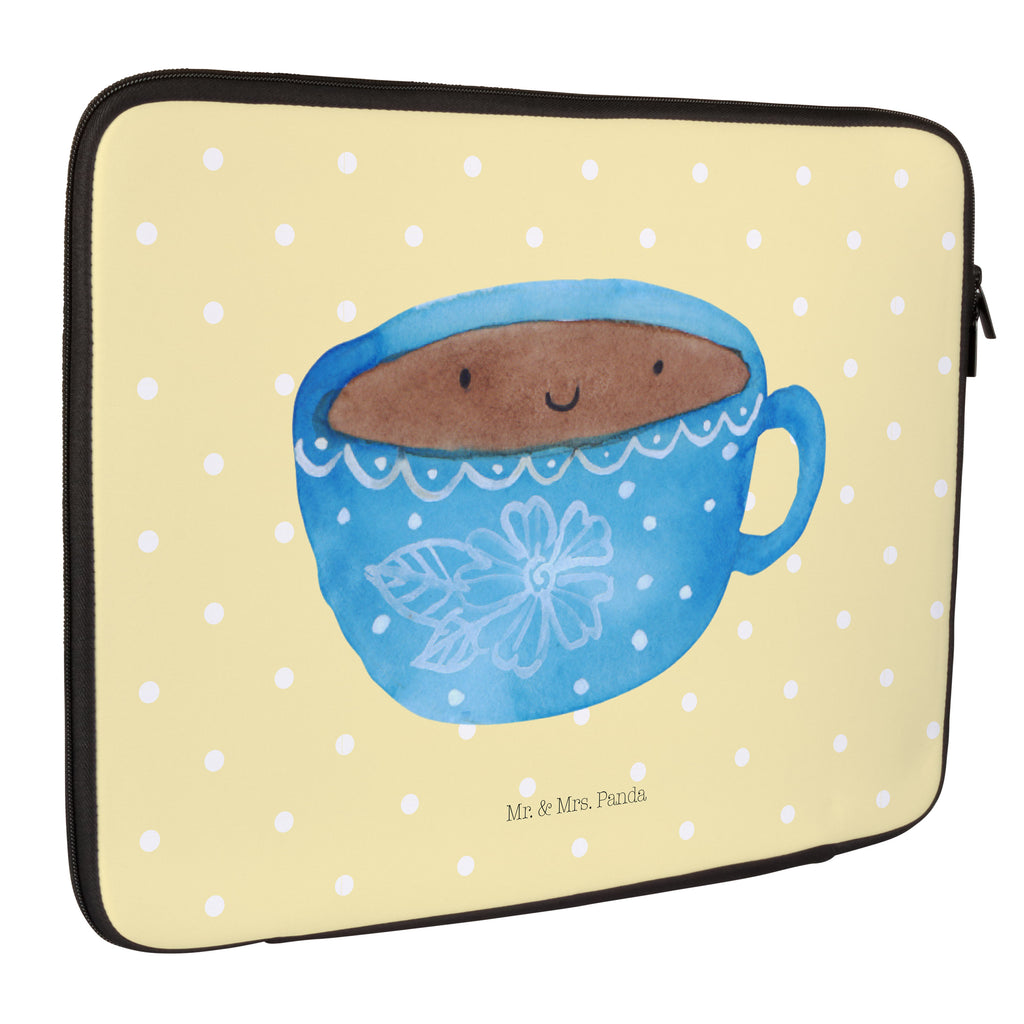 33 x 42 Notebook Tasche Kaffee Tasse Notebook Tasche, Laptop, Computertasche, Tasche, Schutzhülle, Tiermotive, Gute Laune, lustige Sprüche, Tiere, Kaffee, Tasse, Liebe, Geschmack, Genuss, Glücklich