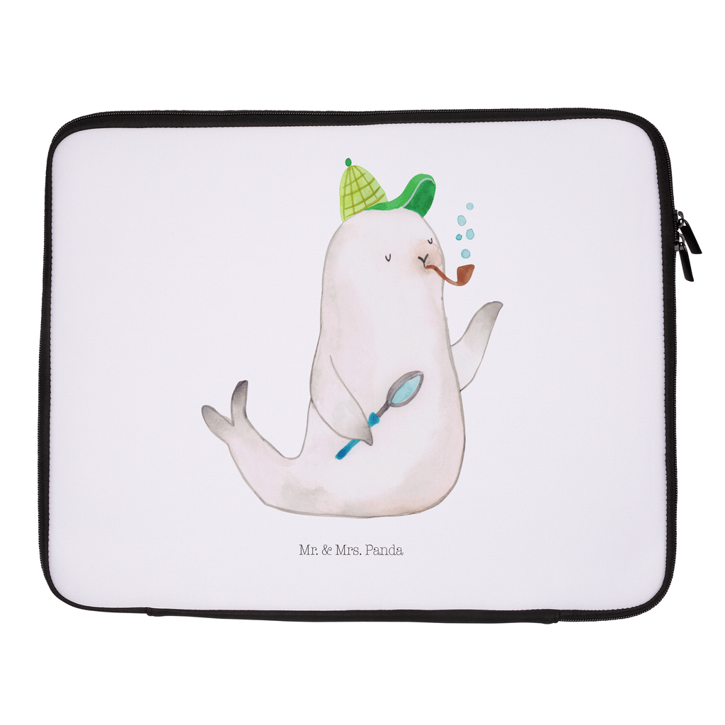 33 x 42 Notebook Tasche Robbe Sherlock Notebook Tasche, Laptop, Computertasche, Tasche, Schutzhülle, Tiermotive, Gute Laune, lustige Sprüche, Tiere