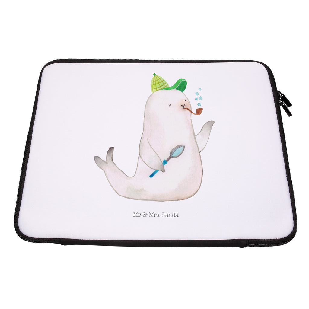 33 x 42 Notebook Tasche Robbe Sherlock Notebook Tasche, Laptop, Computertasche, Tasche, Schutzhülle, Tiermotive, Gute Laune, lustige Sprüche, Tiere