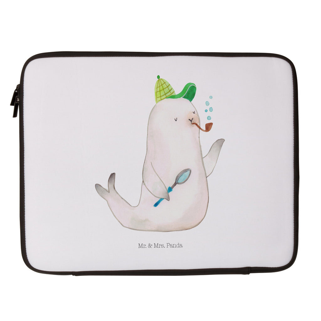 33 x 42 Notebook Tasche Robbe Sherlock Notebook Tasche, Laptop, Computertasche, Tasche, Schutzhülle, Tiermotive, Gute Laune, lustige Sprüche, Tiere