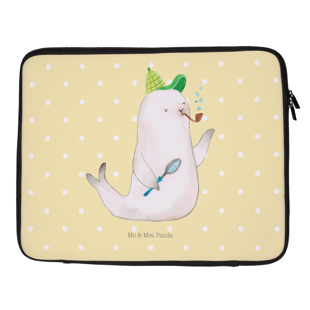 33 x 42 Notebook Tasche Robbe Sherlock Notebook Tasche, Laptop, Computertasche, Tasche, Schutzhülle, Tiermotive, Gute Laune, lustige Sprüche, Tiere