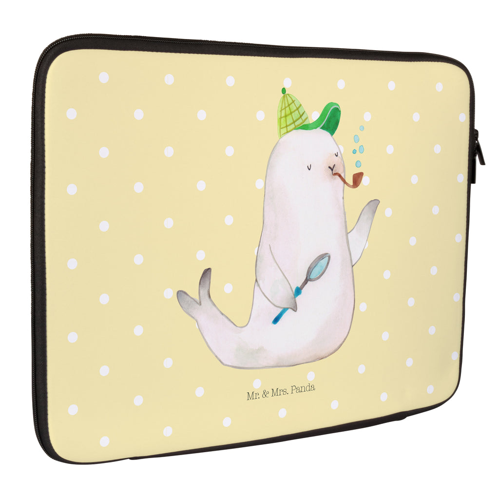 33 x 42 Notebook Tasche Robbe Sherlock Notebook Tasche, Laptop, Computertasche, Tasche, Schutzhülle, Tiermotive, Gute Laune, lustige Sprüche, Tiere