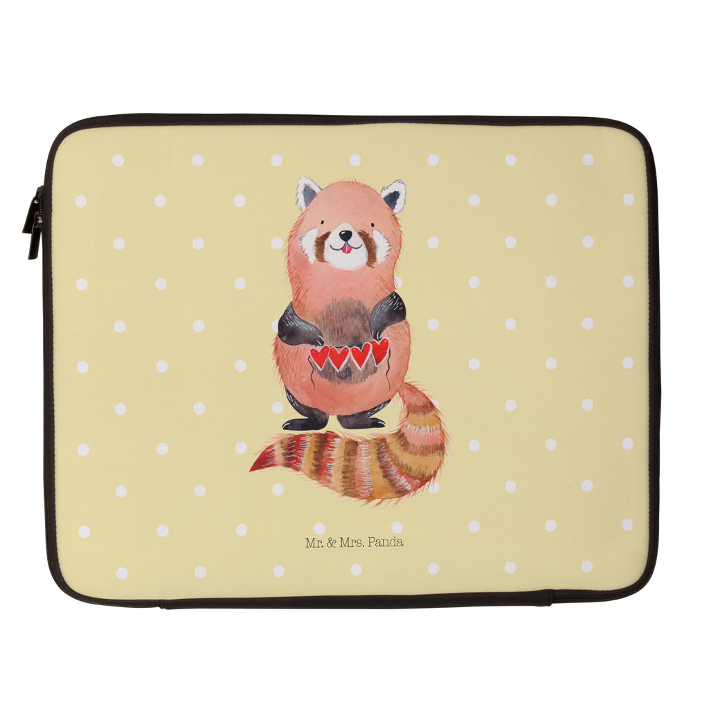 33 x 42 Notebook Tasche Roter Panda Notebook Tasche, Laptop, Computertasche, Tasche, Schutzhülle, süße Tiermotive, gute Laune, lustige Sprüche, Tiere, Panda, Liebe, Rot, Herz, Liebling, Lieblingsmensch